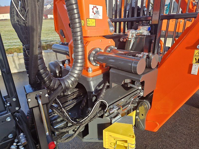 MTM 10T 10to 9,20m Kran Druckluft Doppelrohrrahmen