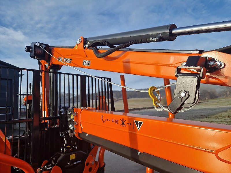 MTM 10T 10to 9,20m Kran Druckluft Doppelrohrrahmen