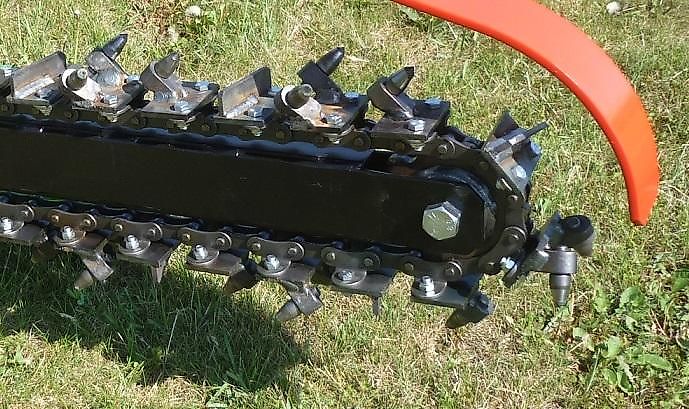 Grabenfräse, Schlitzfräse, Drainagefräse LASKI TR-60 Hydro mit Fahrantrieb