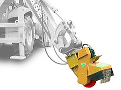 Baumstumpffräse, Stubbenfräse LASKI FZ-500 Hydro zum Baggeranbau mit hydraulischem Antrieb. Die Anbau - Wurzelfräse für den Profi!