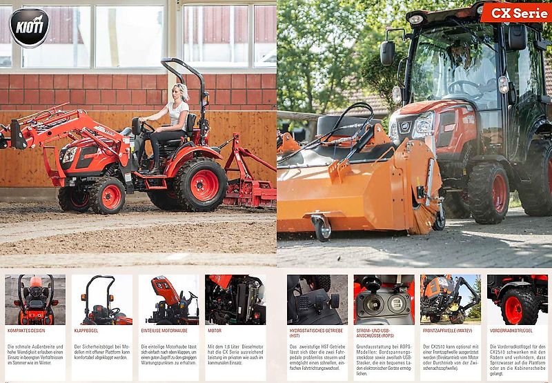 Kioti CX2510CH + inkl. Winterdienstpaket - 7 Jahre oder 5000 Bh Garantie !!!