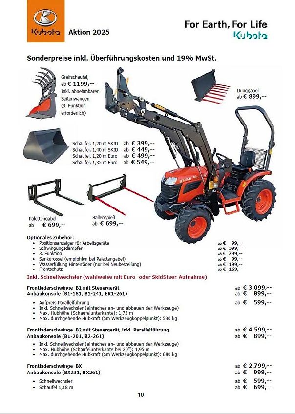 Kubota B1-241 (B1241) Kompakttraktor