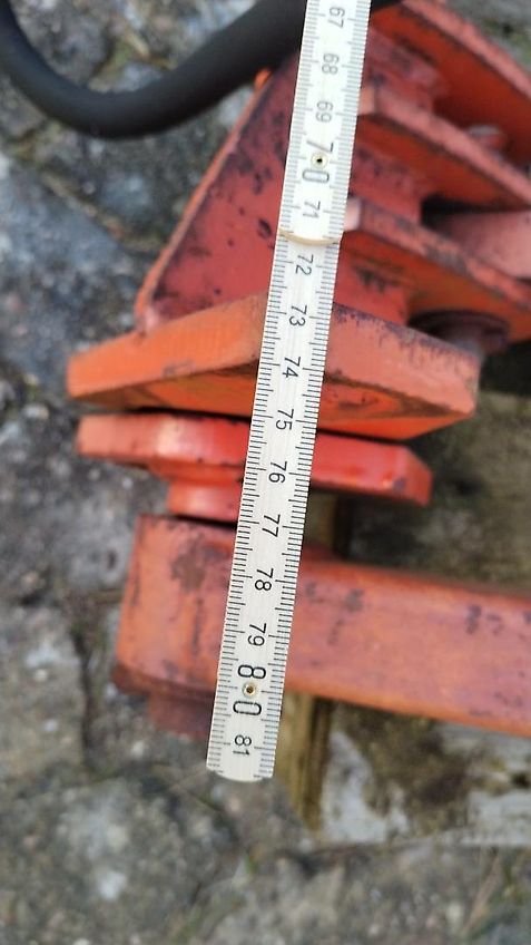 Howard Hubgerüst Orginal Howard passend für Fräse Kreiselegge Zinkenrotor Rotavator Orginal Hitch mit 2 Hubzylinder