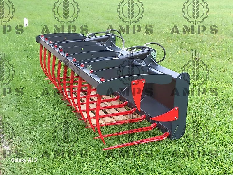 AMPS Krokodyl II-Siłownikowy Zęby Kute/ KROKODILGEBISS 2-ZYLINDER/ Kramer, Manitou