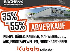 Kubota Abverkauf Zubehör