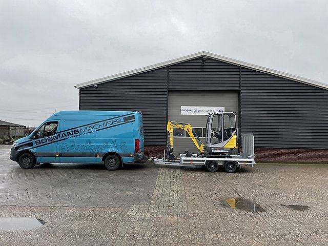 Neuson ET16 minigraver NIEUW + Vlemmix 2 asser €445 LEASE