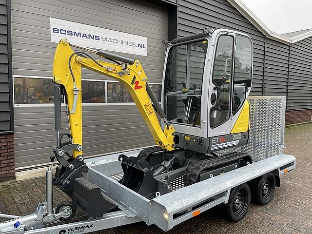 Neuson ET16 minigraver NIEUW + Vlemmix 2 asser €445 LEASE