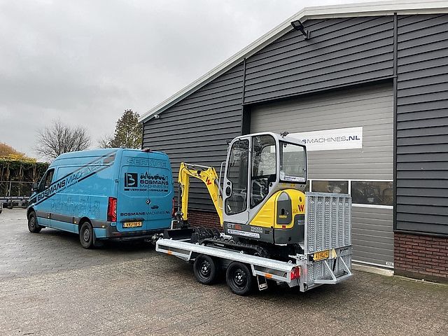 Neuson ET16 minigraver NIEUW + Vlemmix 2 asser €445 LEASE