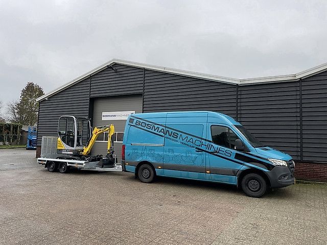 Neuson ET16 minigraver NIEUW + Vlemmix 2 asser €445 LEASE