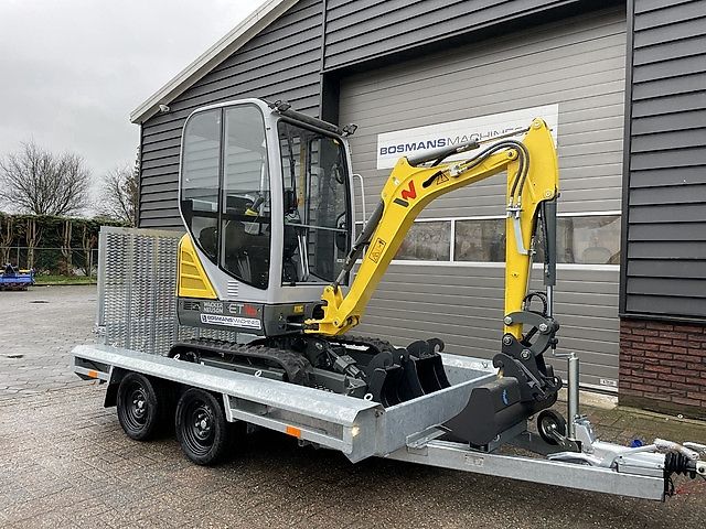 Neuson ET16 minigraver NIEUW + Vlemmix 2 asser €445 LEASE