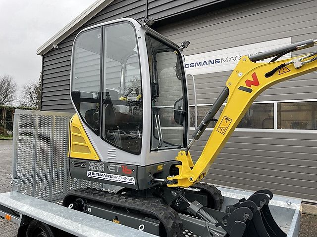 Neuson ET16 minigraver NIEUW + Vlemmix 2 asser €445 LEASE