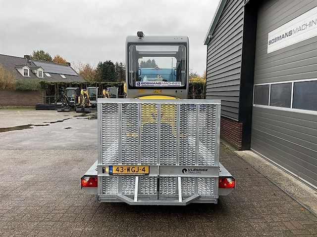 Neuson ET16 minigraver NIEUW + Vlemmix 2 asser €445 LEASE