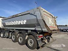 KAESSBOHRER Semitrailer Tipper Steel half pipe body 27m³