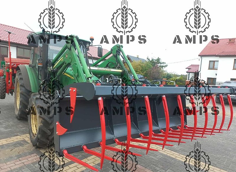 Krokodyl II-Siłownikowy Ząb Kuty 2,40m/ SCHAFFER, MANITOU