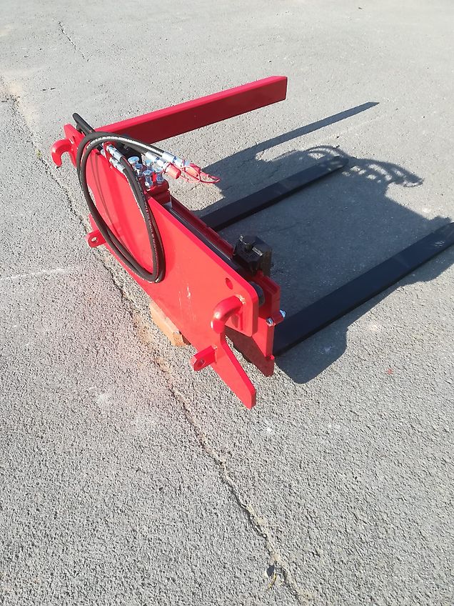 Kg-Tech Kistendrehgerät mit Euroaufnahme Palettengabel drehbar