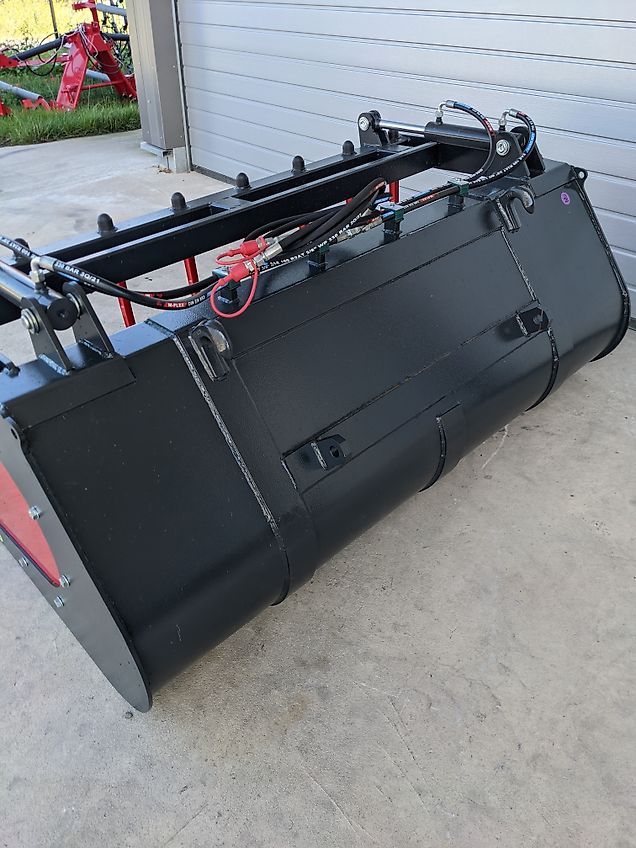 KG-Tech Greifschaufel mit Euroaufnahme Krokodilschaufel Volumengreifschaufel Mistschaufel Pelikanschaufel Silageschaufel