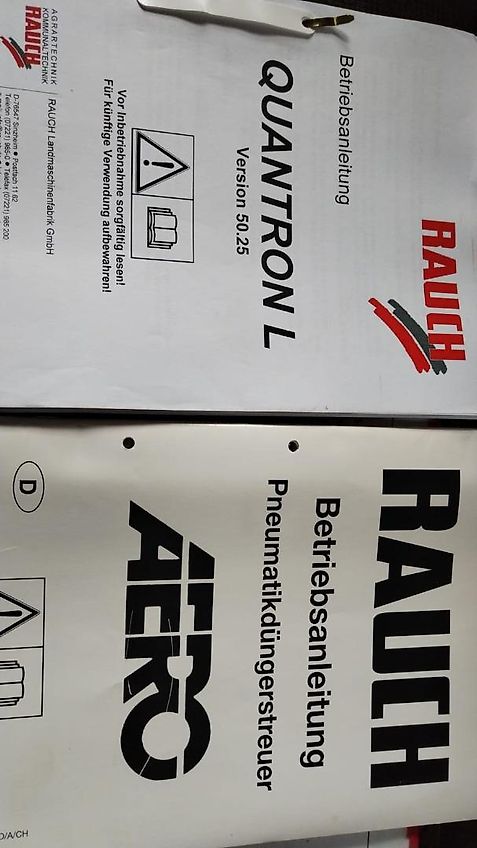 Kuhn Kuhn AERO 2024 Pneumatikstreuer Rauch Aero 2224 Pneumatikstreuer 24m Arbeitsbreite Quantron L Bedienterminal 16 Auslässe Abstand 150cm 4 Fach Teilbreitenschaltung gestängrklappung Hydraulisch