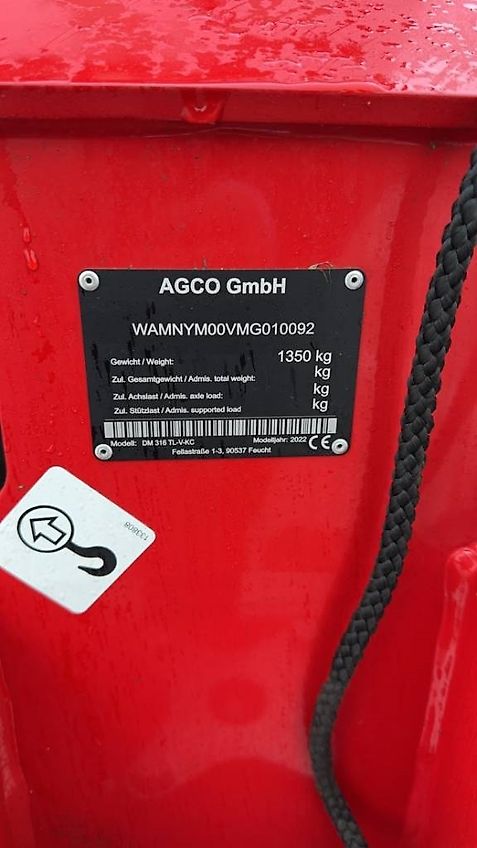 Massey Ferguson Dm 316