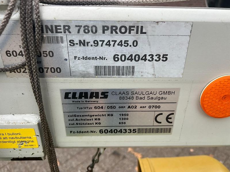 Claas Liner 780 Profil